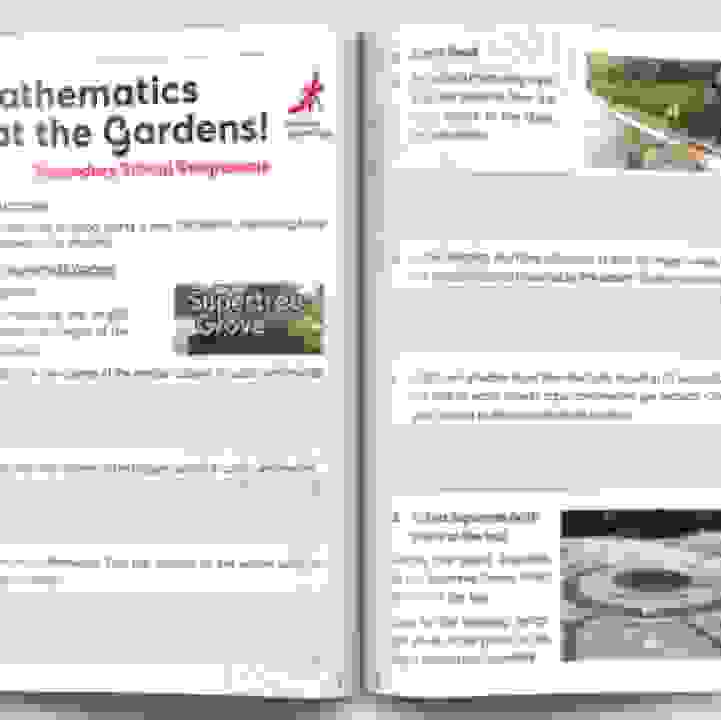 Mathematics at the Gardens! 1 &amp; 2