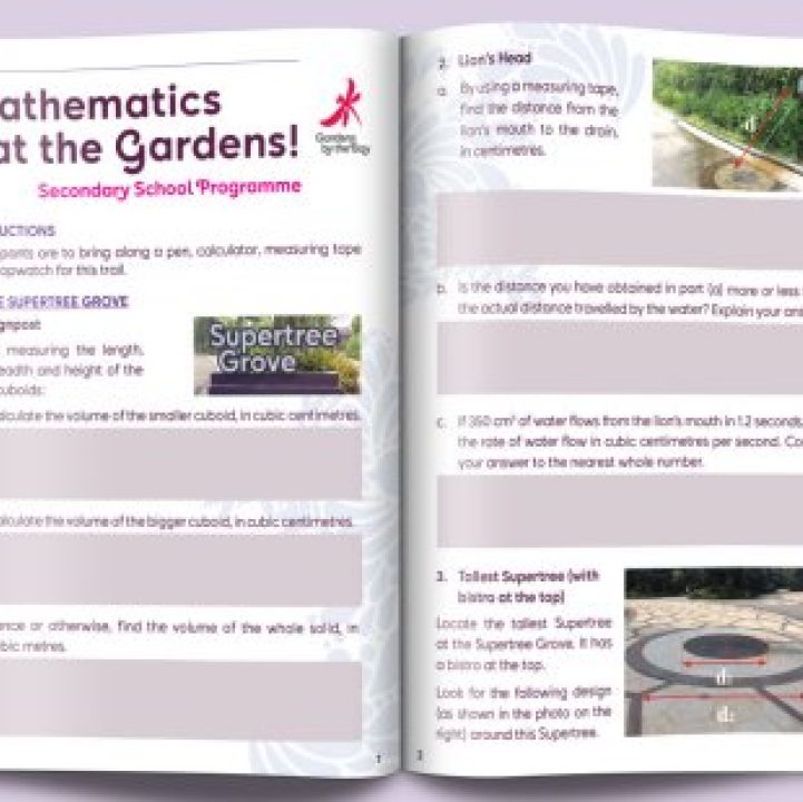 Mathematics at the Gardens! 1 &amp; 2
