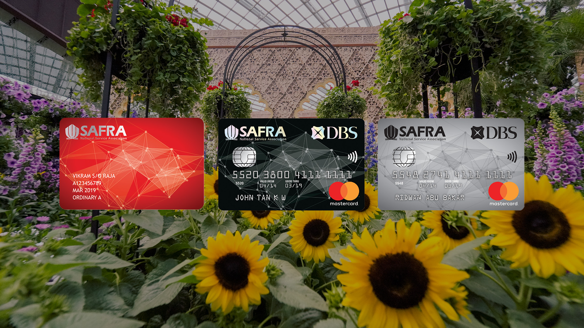 Enjoy 10% off Flower Dome admission ticket with SAFRA Card