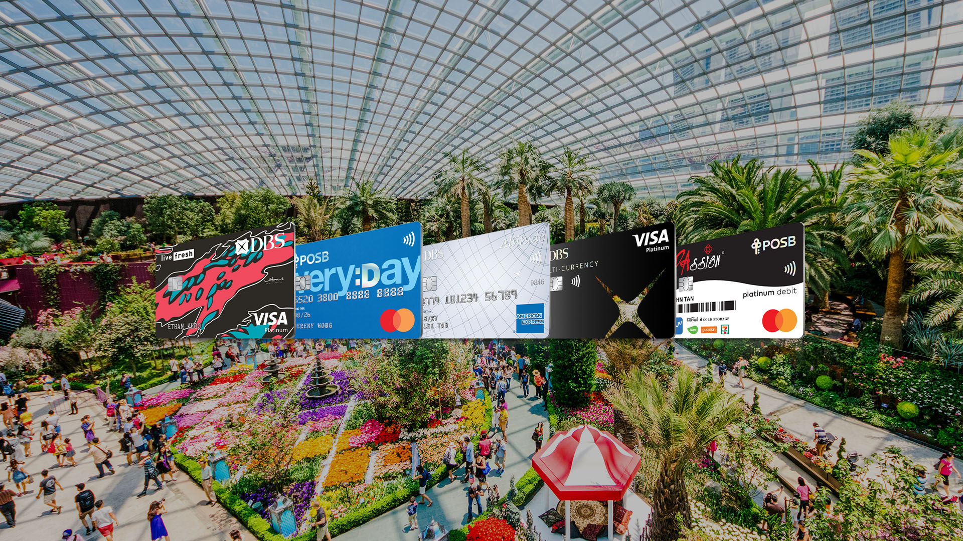 Enjoy 10% off Flower Dome admission ticket with DBS/POSB Cards