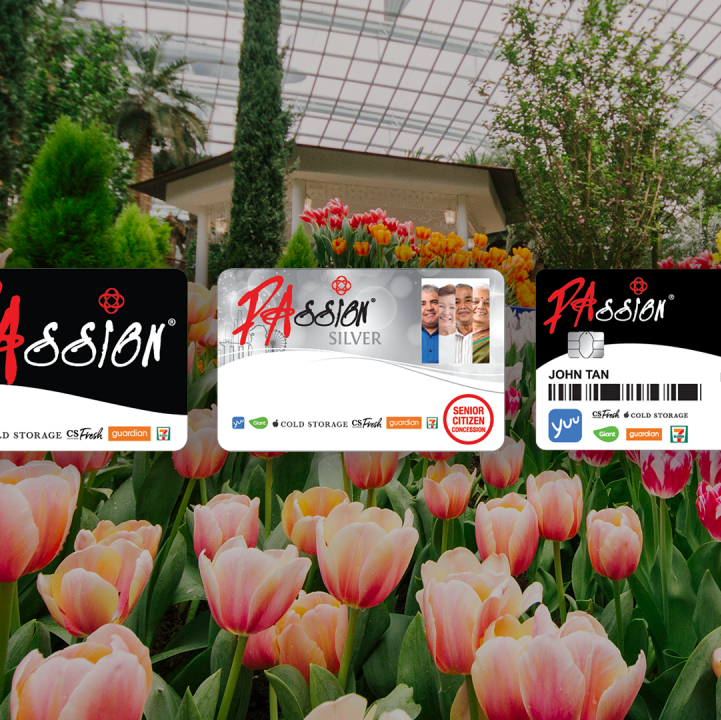 Enjoy 10% off Flower Dome admission ticket with PAssion Card