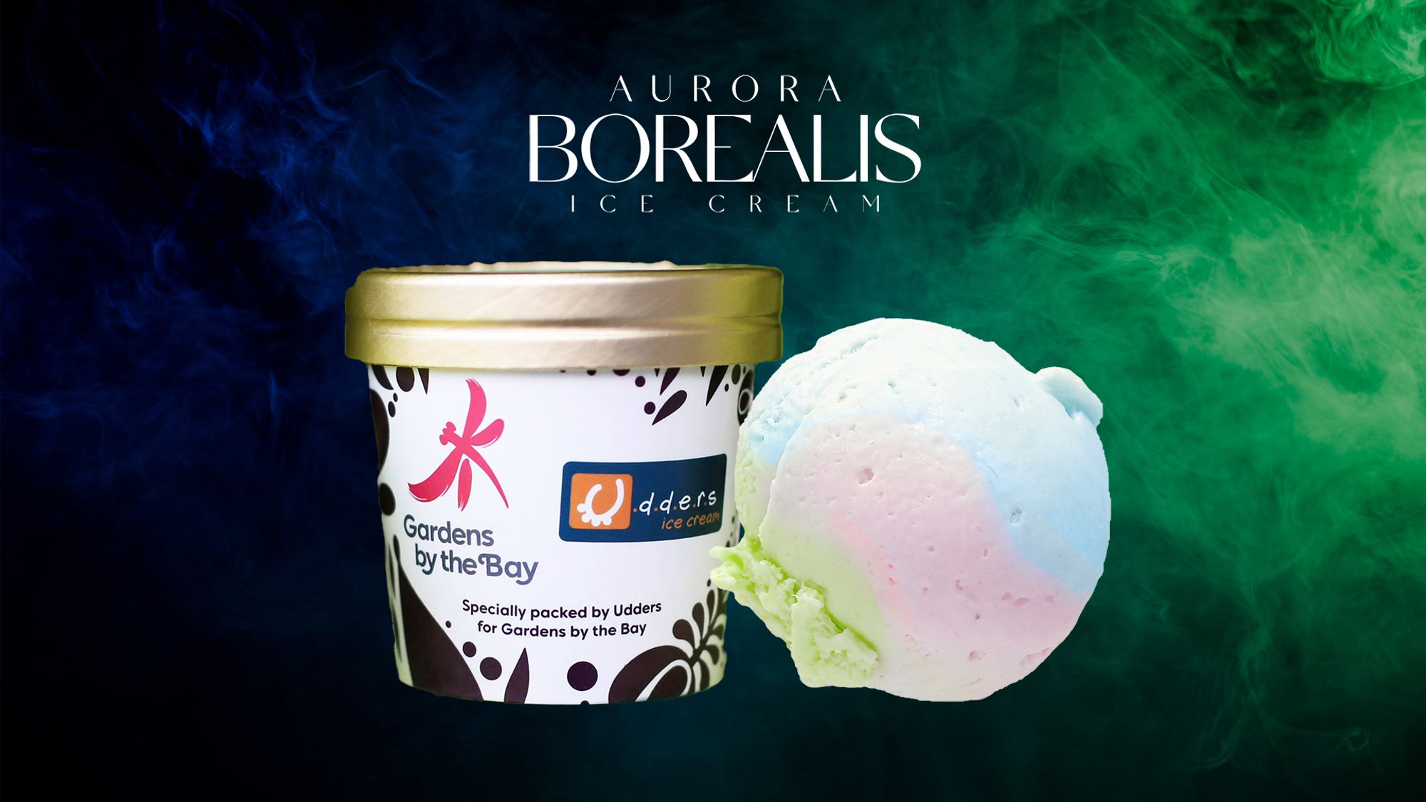 Aurora Borealis Ice-cream by Udders