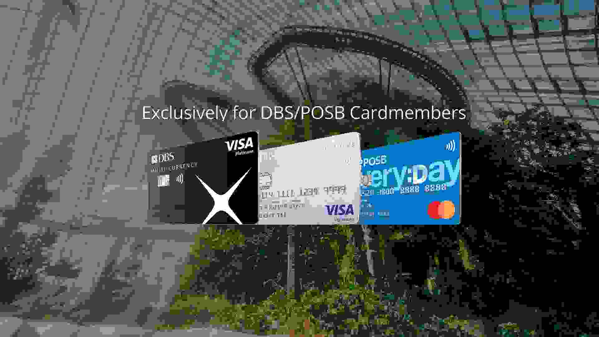 Enjoy 10% off Cloud Forest admission ticket with DBS/POSB Cards