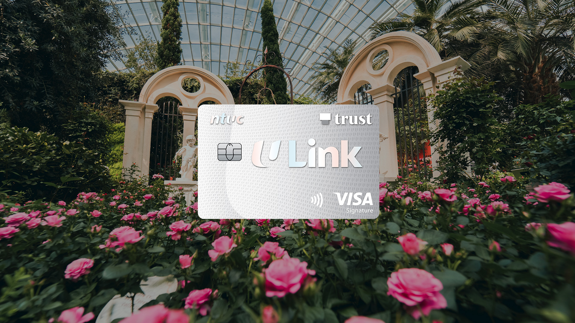 10% off Flower Dome tickets for cardholders of NTUC Link Card by Trust