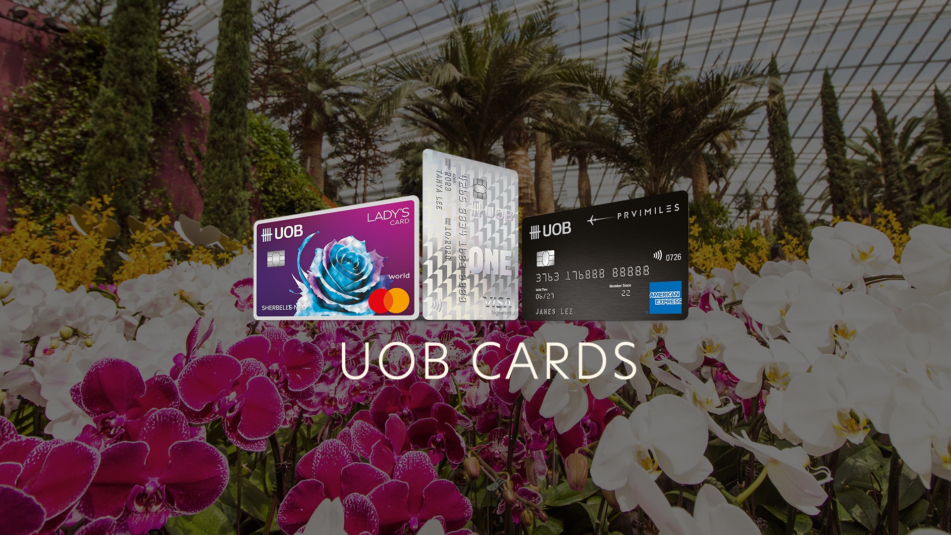 Enjoy 10% off Flower Dome admission ticket with UOB Cards