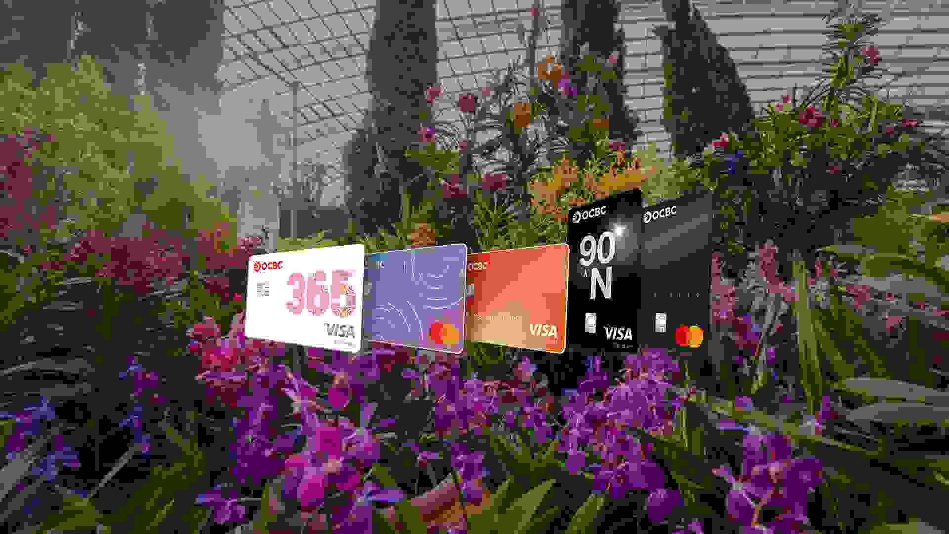 Enjoy 10% off Flower Dome admission ticket with OCBC Credit/Debit Card