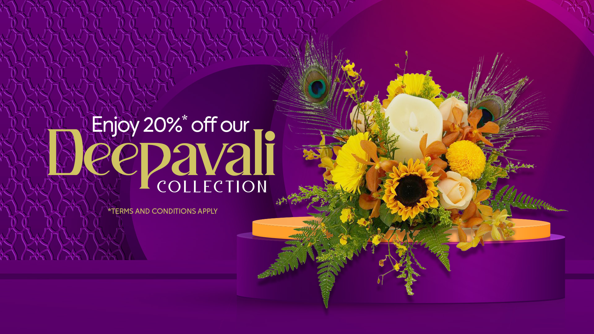 Enjoy 20% off Deepavali Collection, with a minimum spending of $30 per order!