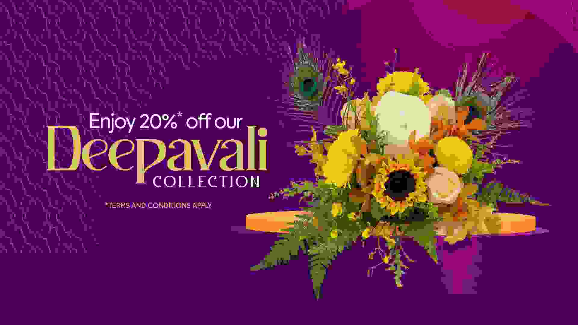 Enjoy 20% off Deepavali Collection, with a minimum spending of $30 per order!