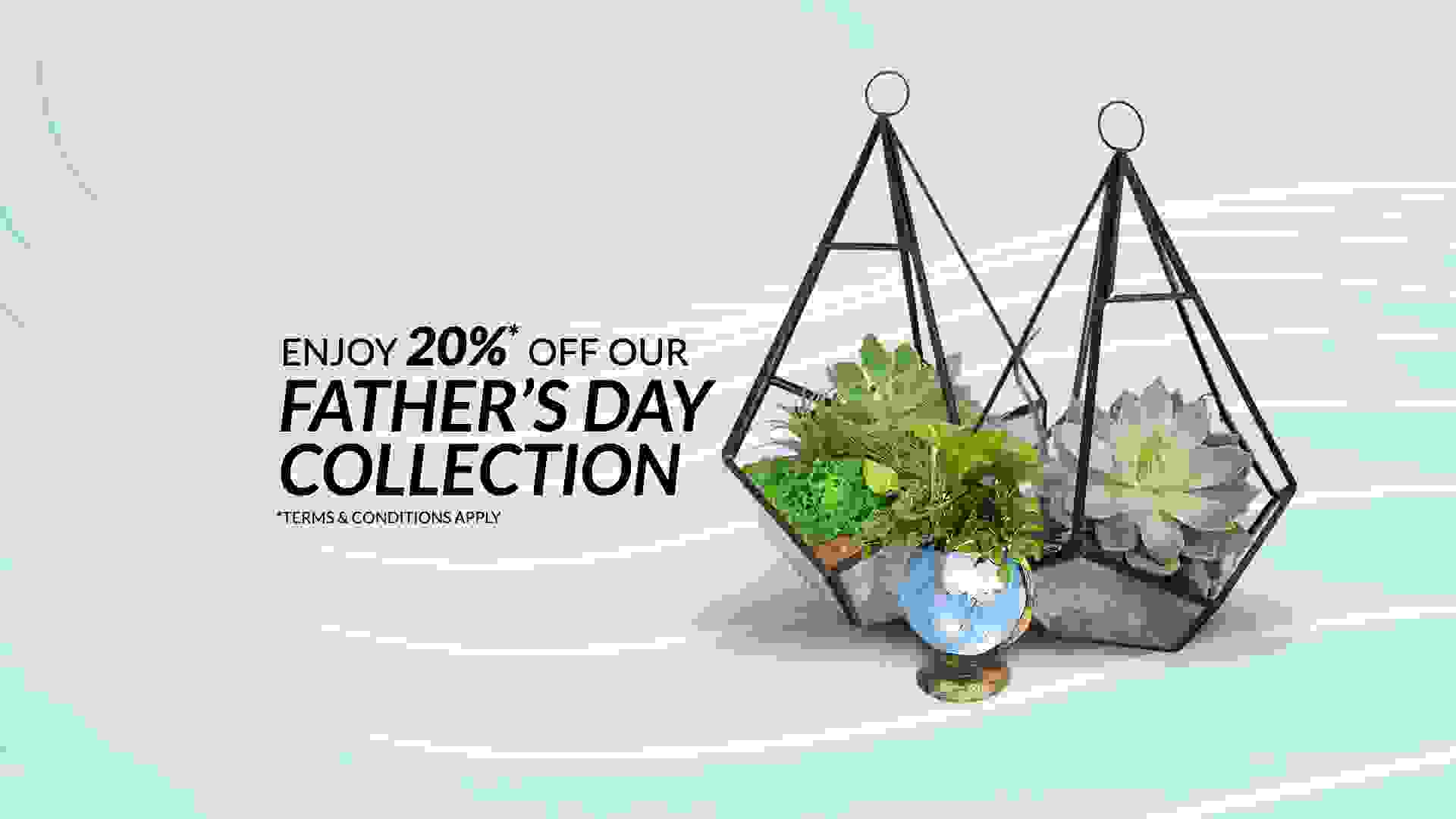 20% off Father's Day collection in Gardens by the Bay eshop!
