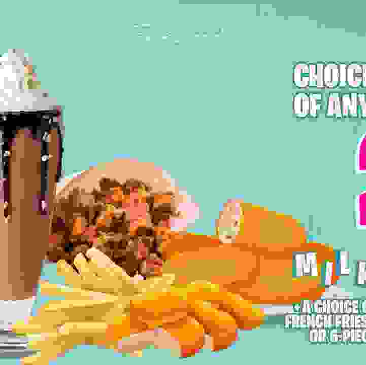 Milkshakes &amp; Snack for $15 at Finnwood