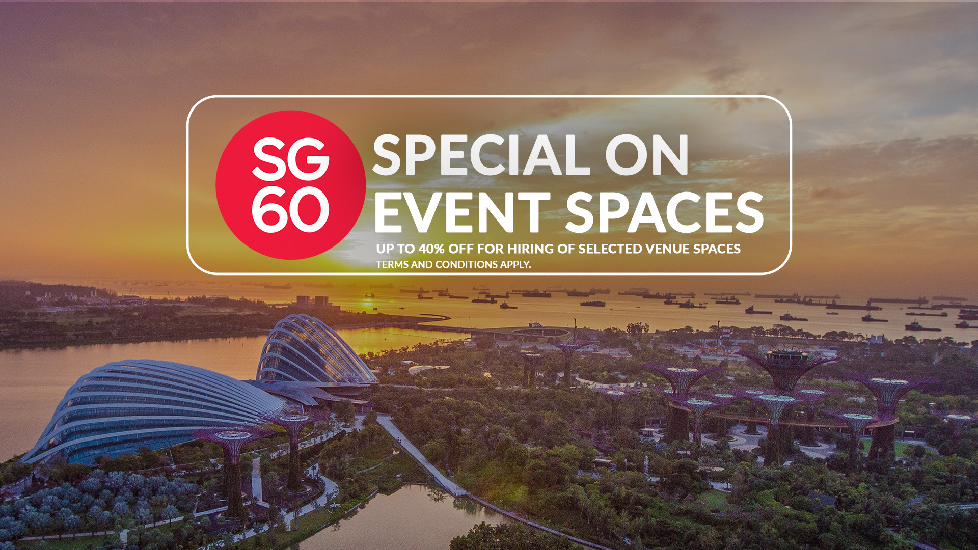 SG60 Special on Event Spaces