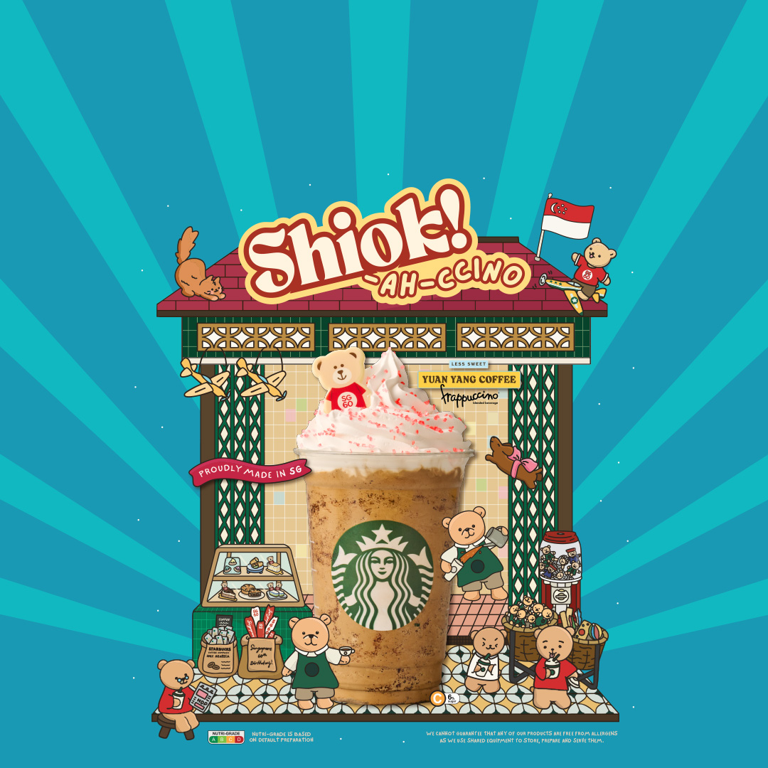 Shiok together with Starbucks&reg;