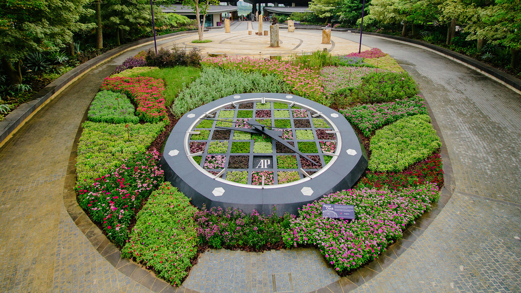 FLORAL CLOCK