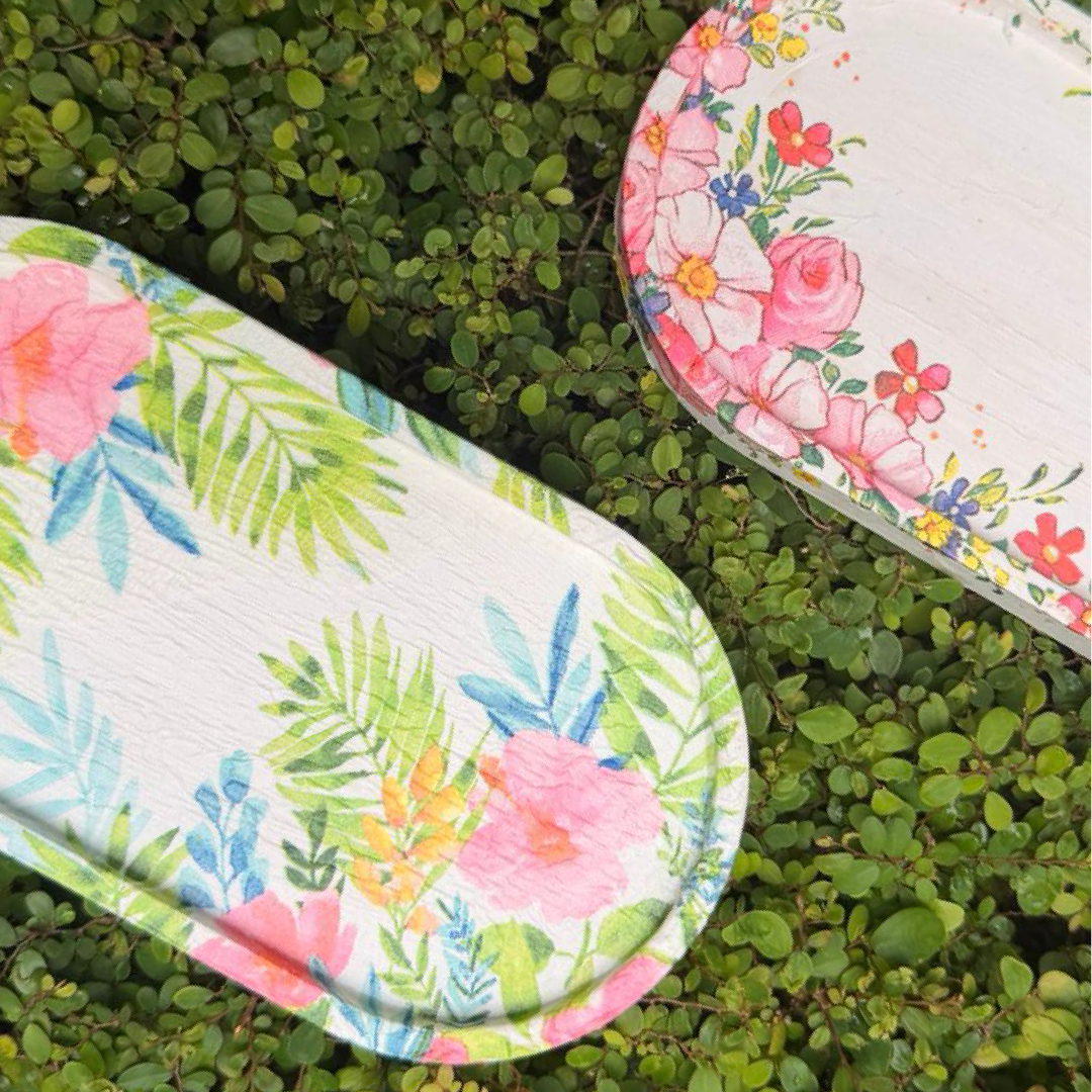 Get Crafty! &ndash; Springtime Decoupage Trinket Tray by Esty Art