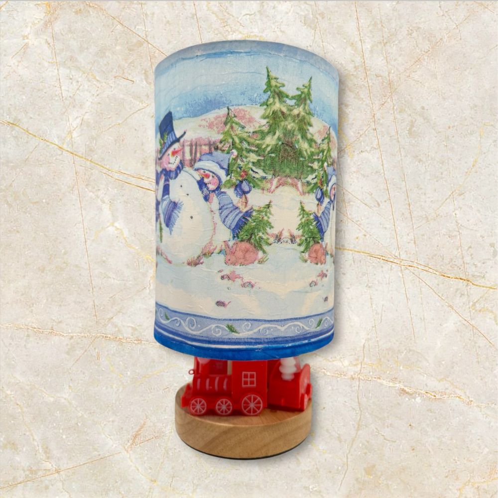 Get Crafty! - Yuletide Express Lamp by Esty Art