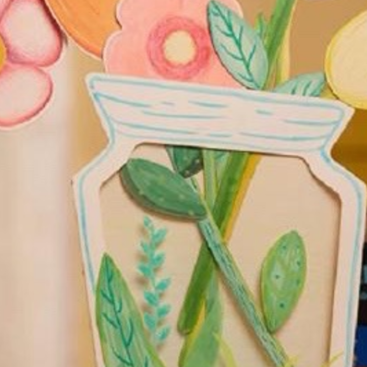 Get Crafty! &ndash; 2D Flower Jar by THIRTYTWOCM 