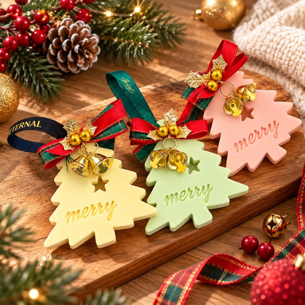 Get Crafty! - Christmas Tree Diffuser Stone by Just Truly Yours