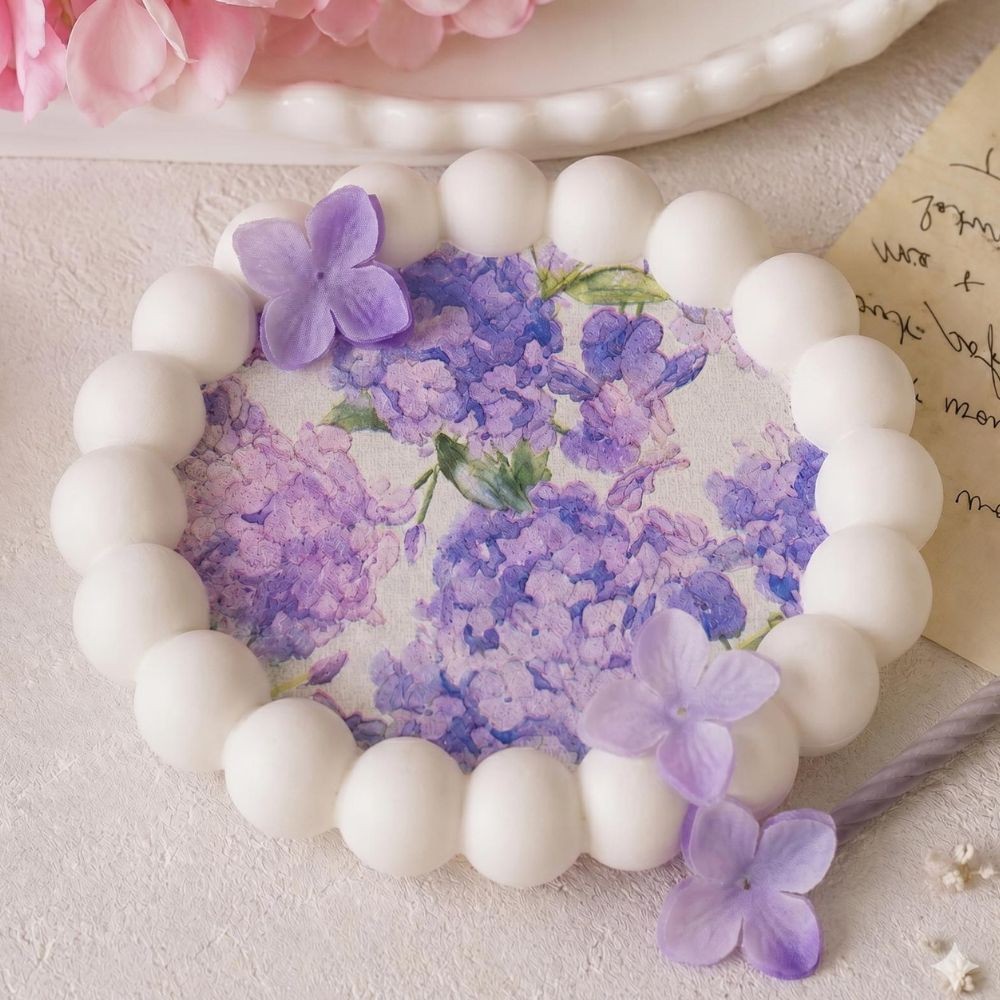 Get Crafty! &ndash; Hydrangea Decoupage Tray by Esty Art