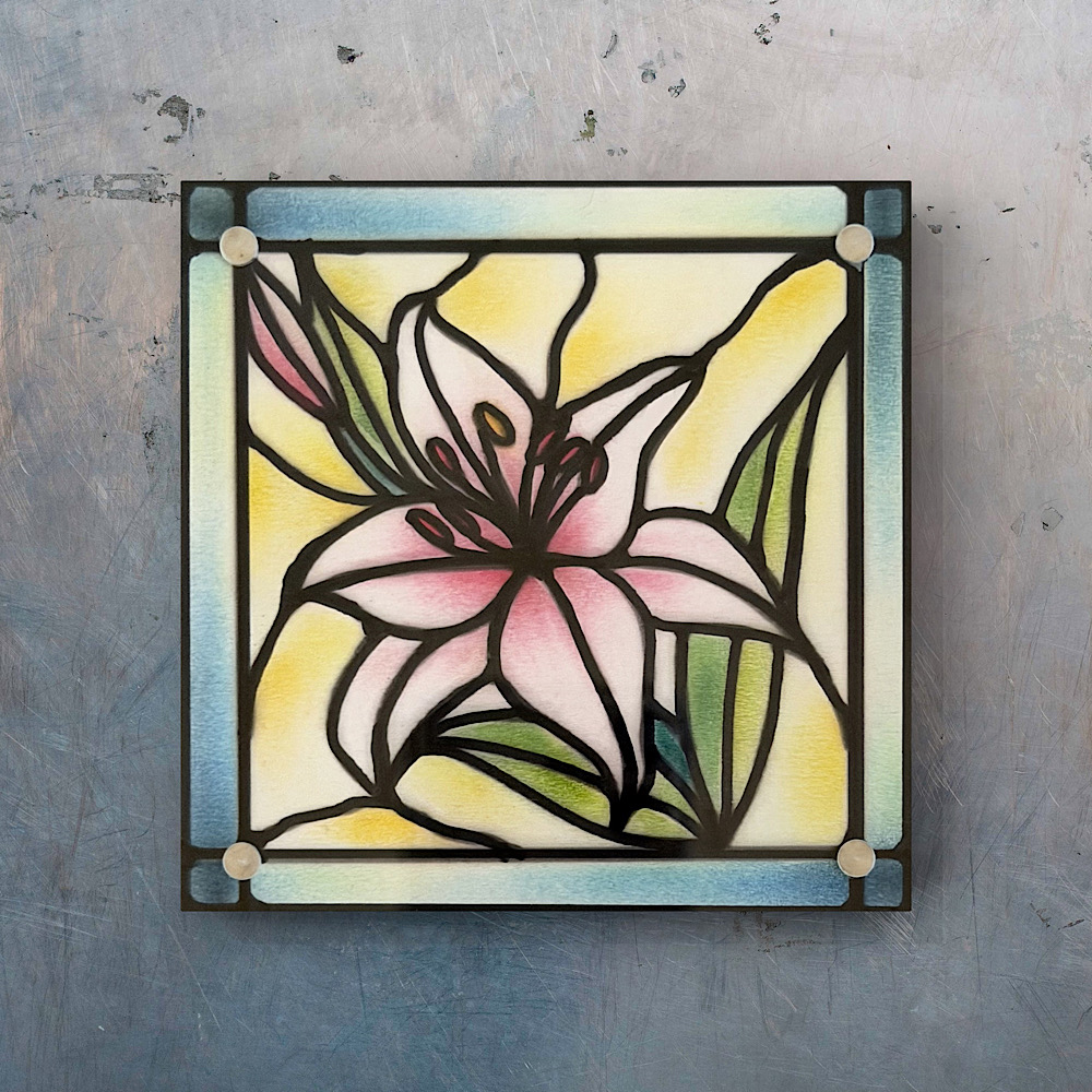 Get Crafty!-Stained Glass Inspired Coaster by Simply Nagomi