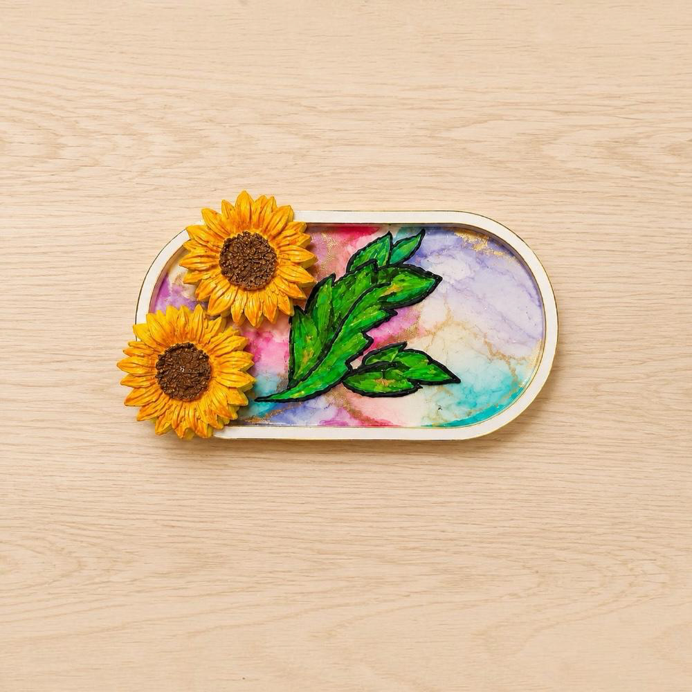 Get Crafty! &ndash; Sunflower Tray by Esty Art
