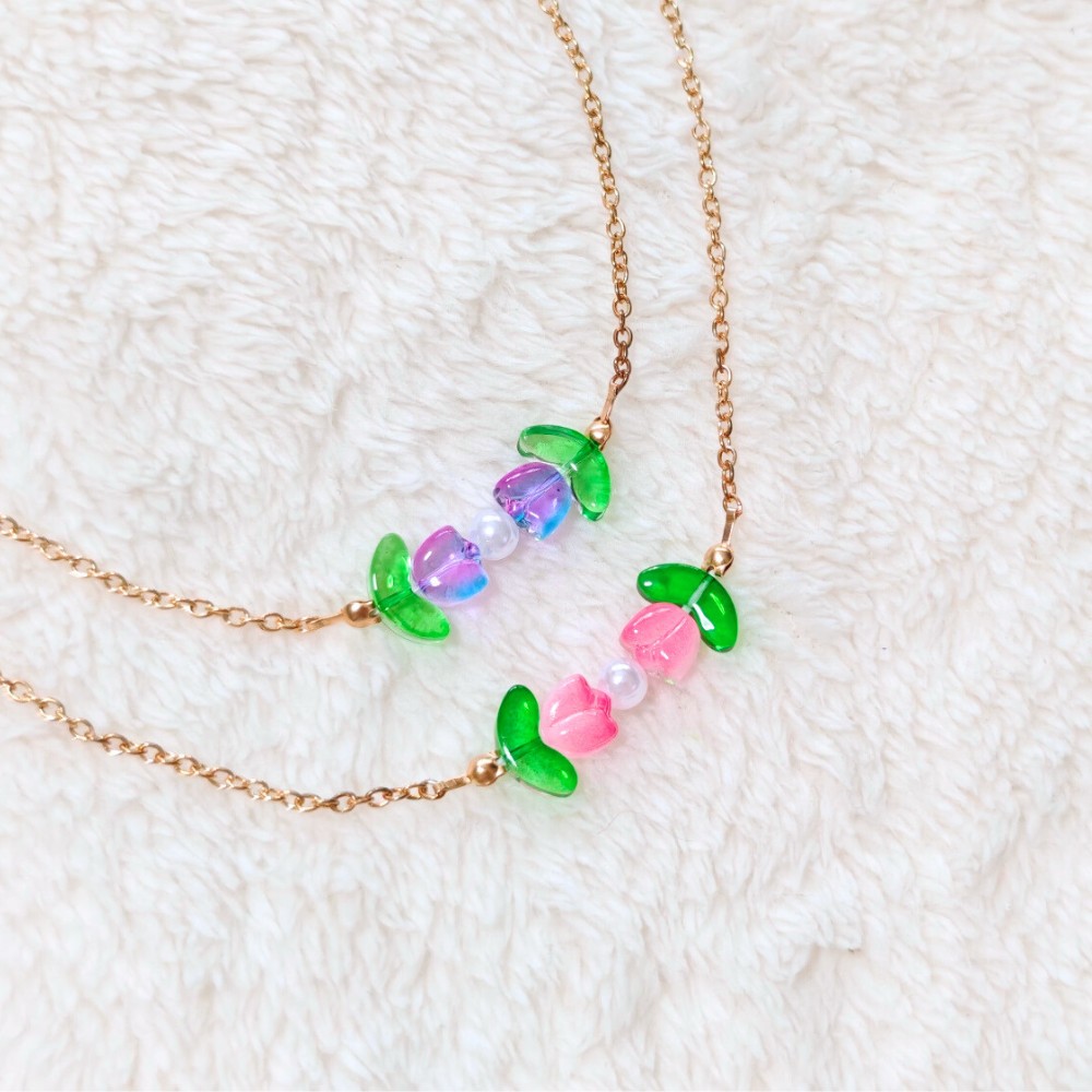 Get Crafty! - Tulip Necklace by Happy Hands Can