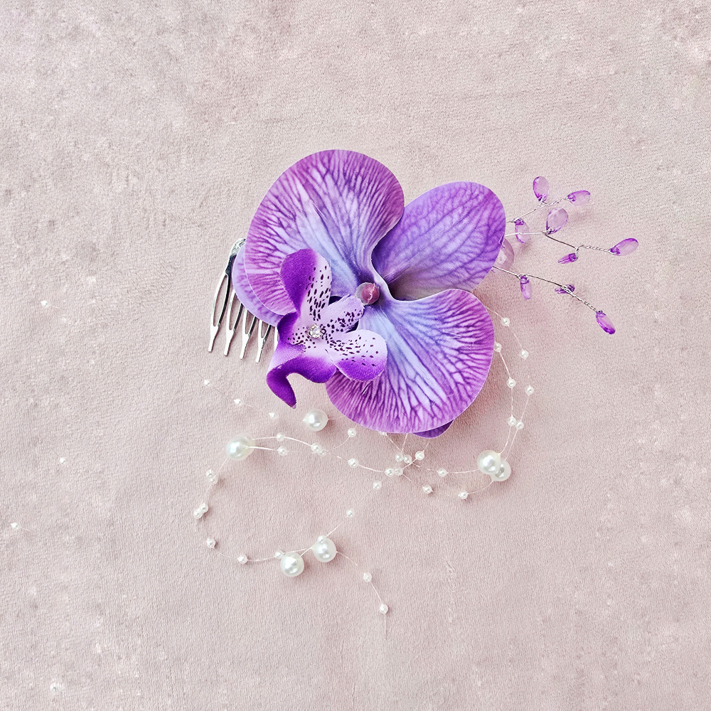 Get Crafty! &ndash; Orchid Charm Hair Adornment by Tippsyfingers