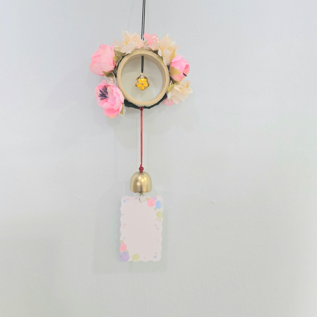 Get Crafty! - Spring Floral Wind Charm by Tippsyfingers