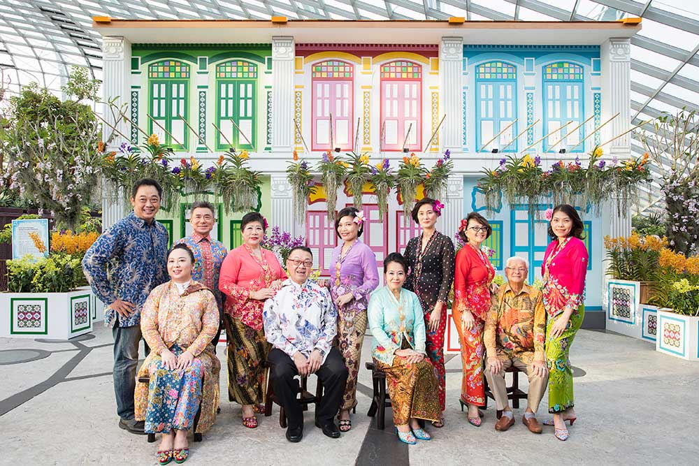 Members of Gunong Sayang Association will showcase the styles of Peranakan dress through the years in a fashion show set against the backdrop of the Orchid Extravaganza floral display.