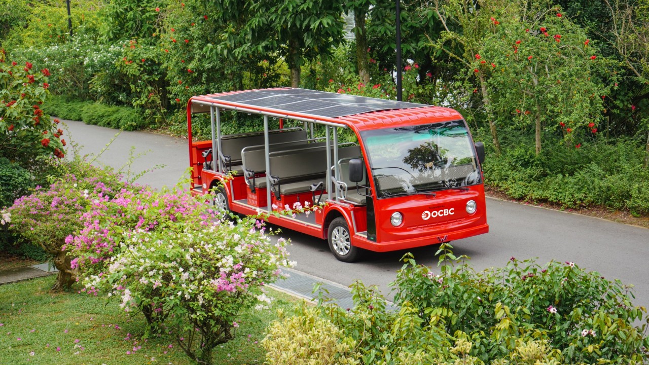 Gardens by the Bay’s new solar-powered electric cruisers 