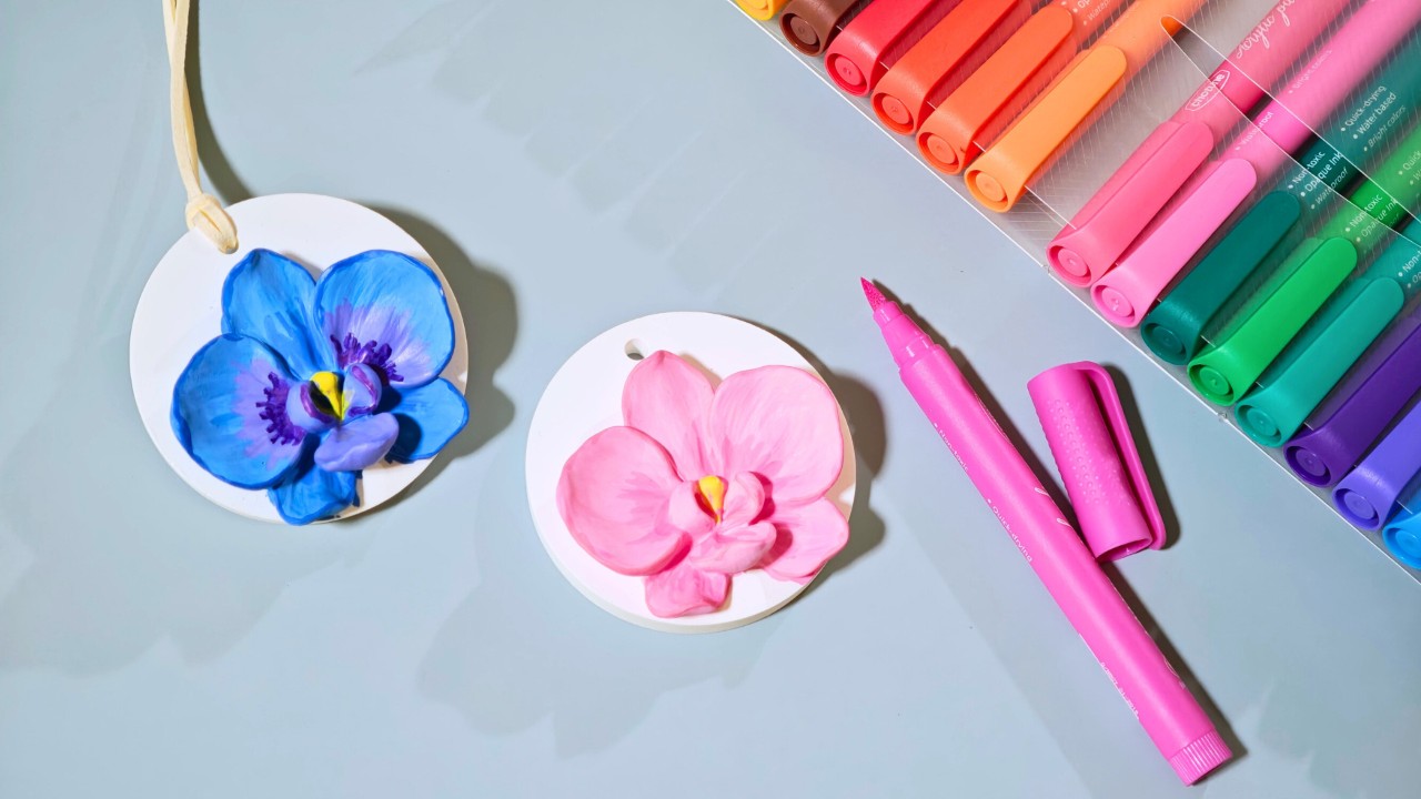 Get Crafty! – Orchid Clay Painting by Happy Hands Can