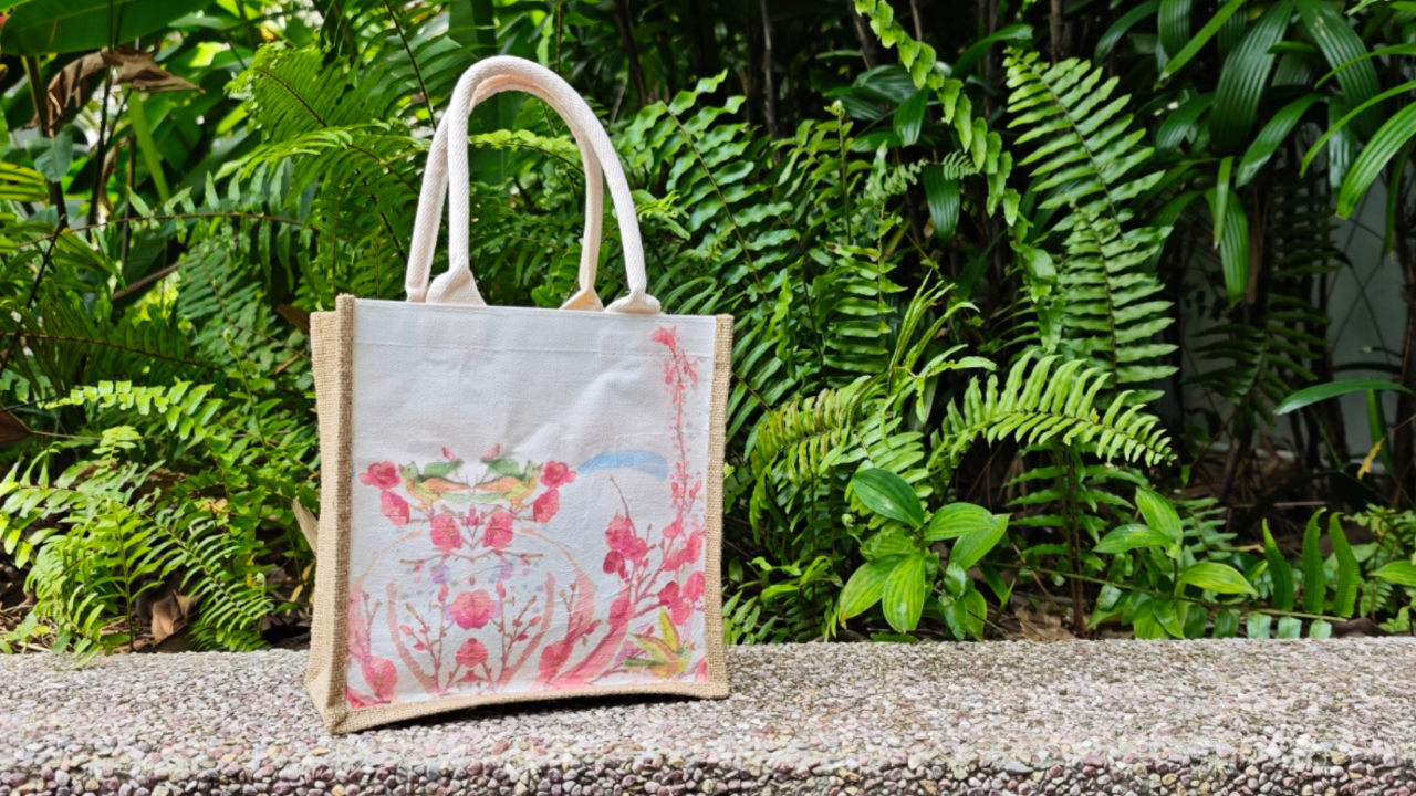 Get Crafty! - Spring Blossoms Decoupage Bag