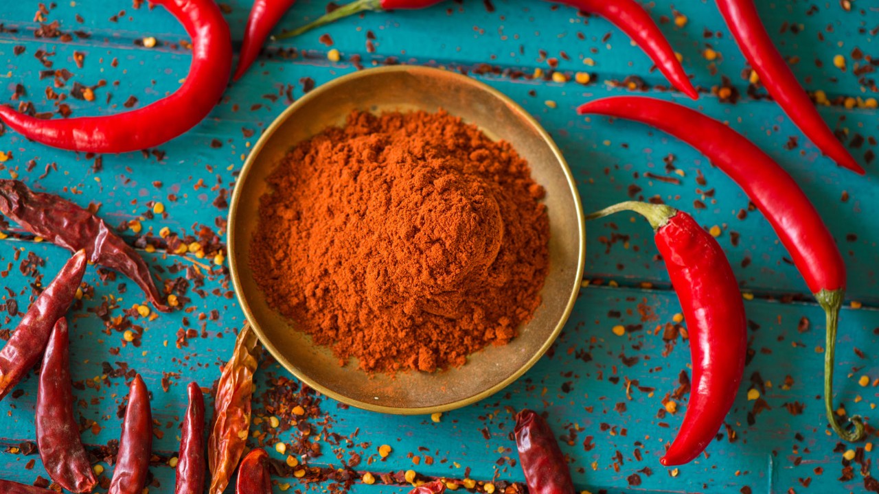 Fresh, dried and powdered chilli