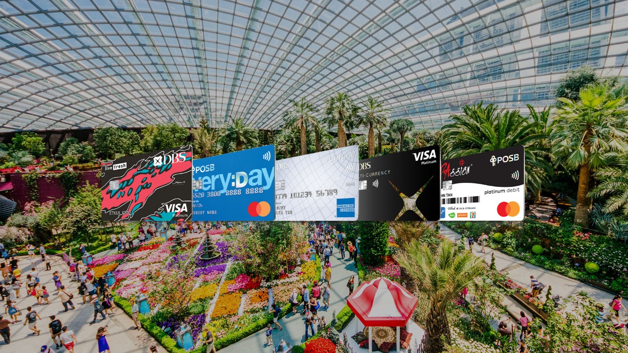 10% off Flower Dome admission ticket with DBS/POSB Card