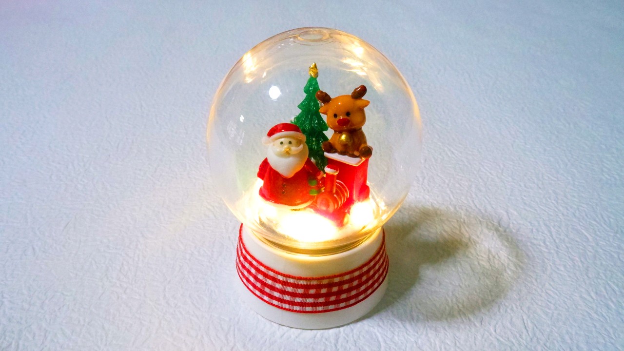 Get Crafty! - Christmas LED Globe by Happy Hands Can