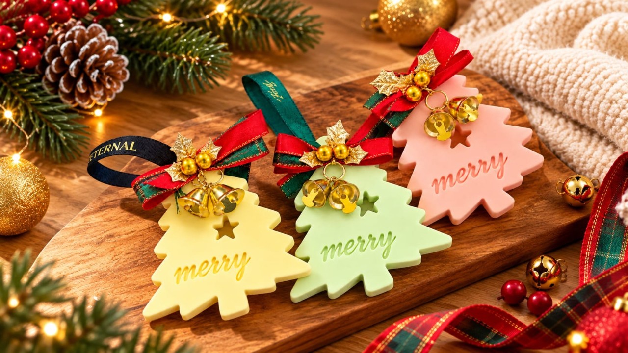 Get Crafty! – Christmas Tree Diffuser Stone by Just Truly Yours